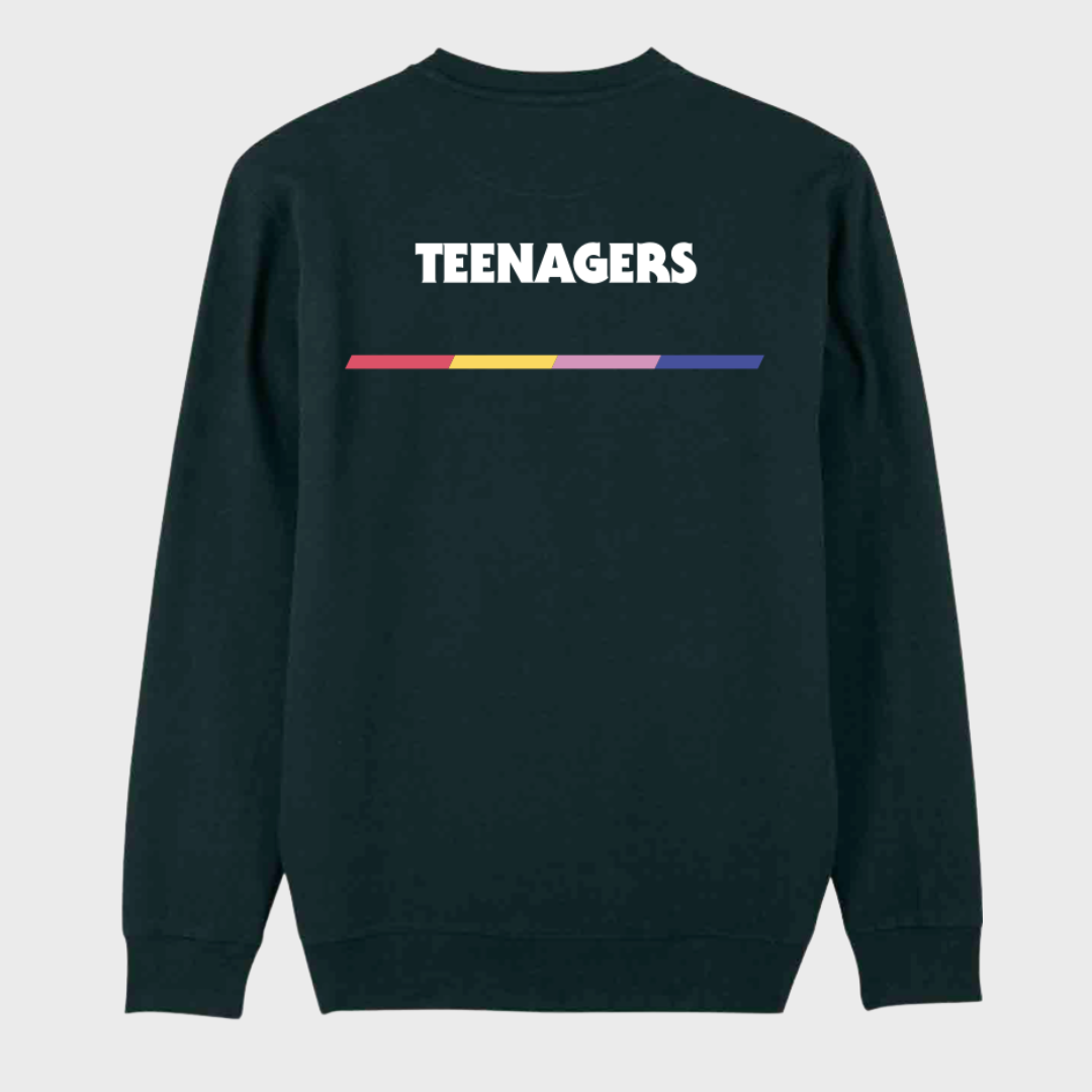 Sweatshirt Noir "TEENAGERS"