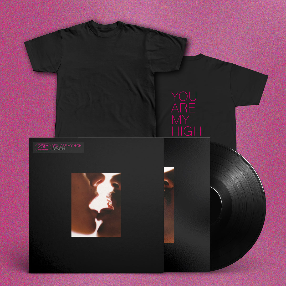 Pack 'You Are My High' Anniversary - Vinyle Noir + T-Shirt "You"