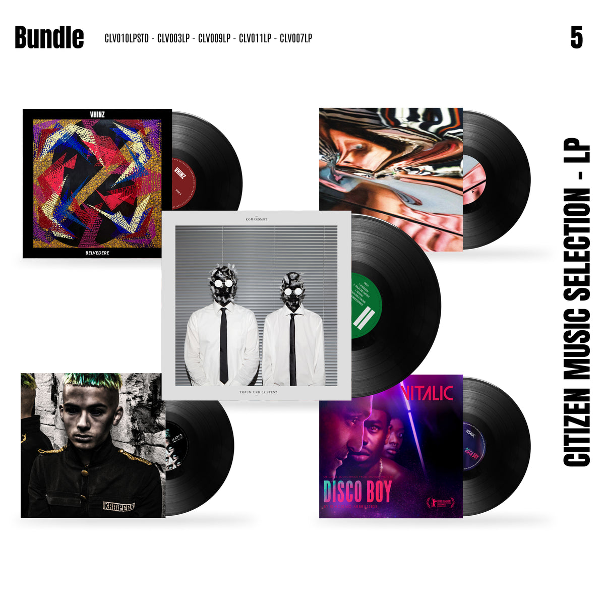 BUNDLE N°3 : CLIVAGE MUSIC SELECTION - LP