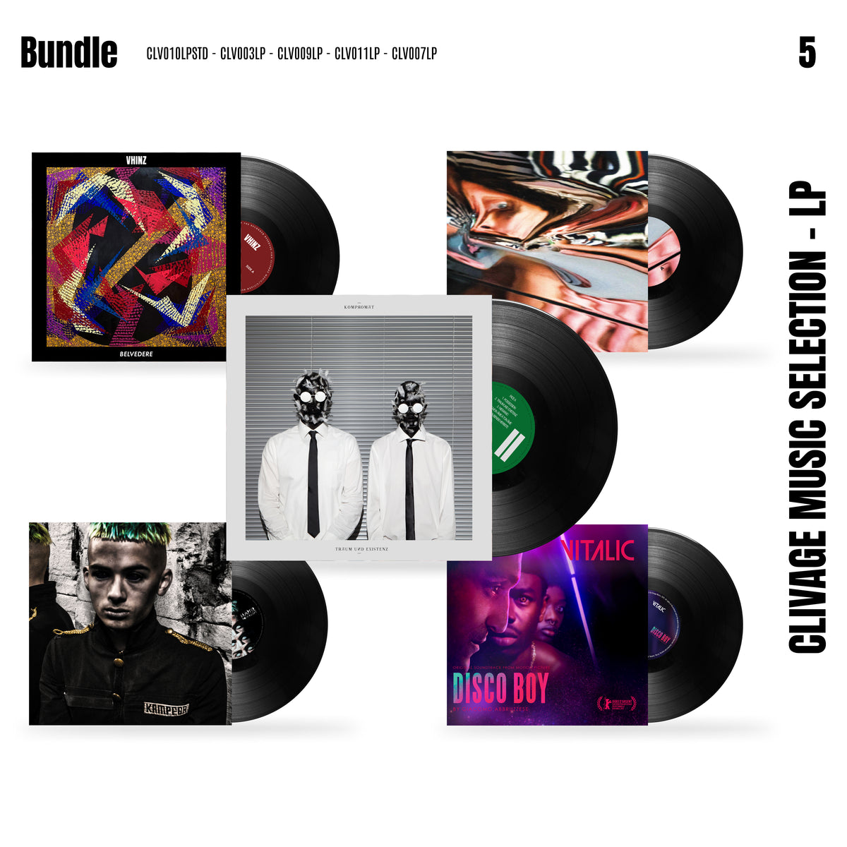 BUNDLE N°3 : CLIVAGE MUSIC SELECTION - LP