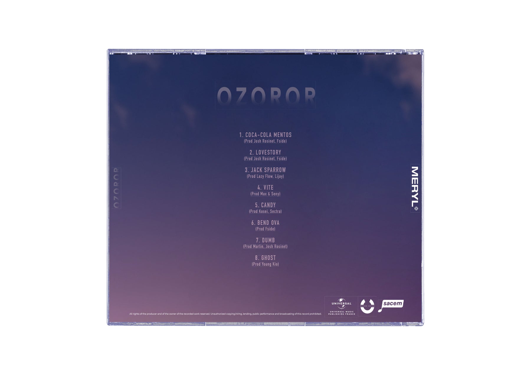 Pack CD "Caviar I" + "Ozoror"