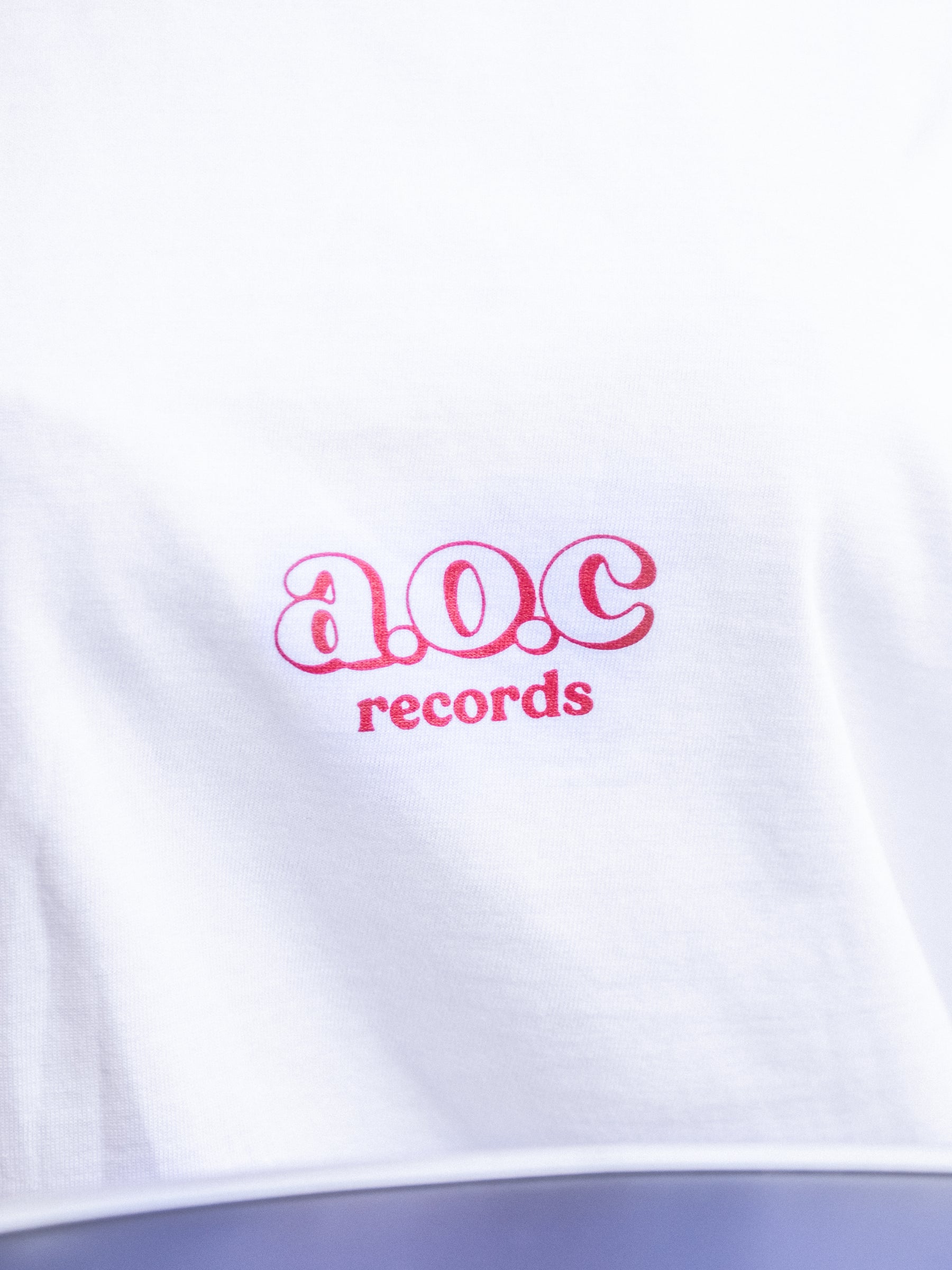 T-Shirt AOC Records Rouge