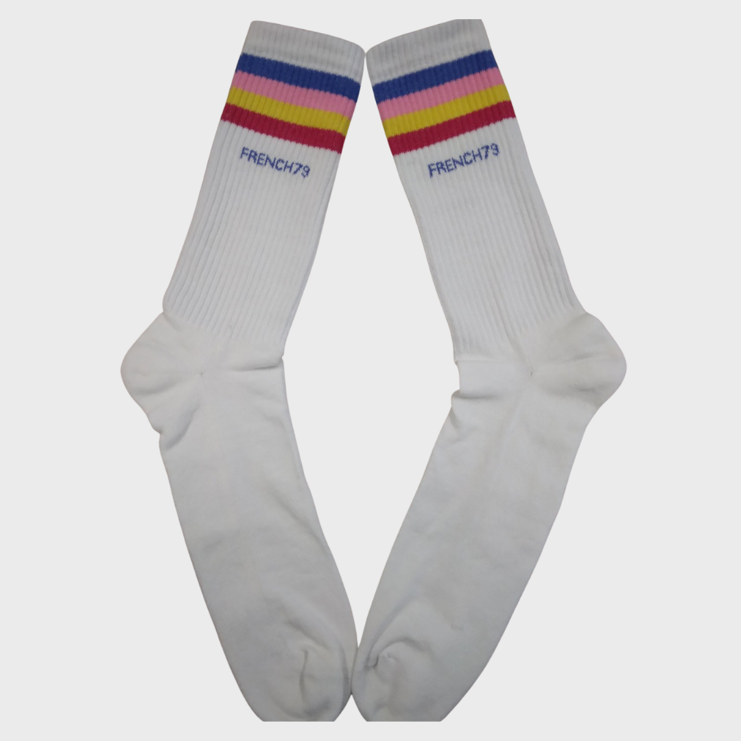 Chaussettes Sport Blanches "French 79"