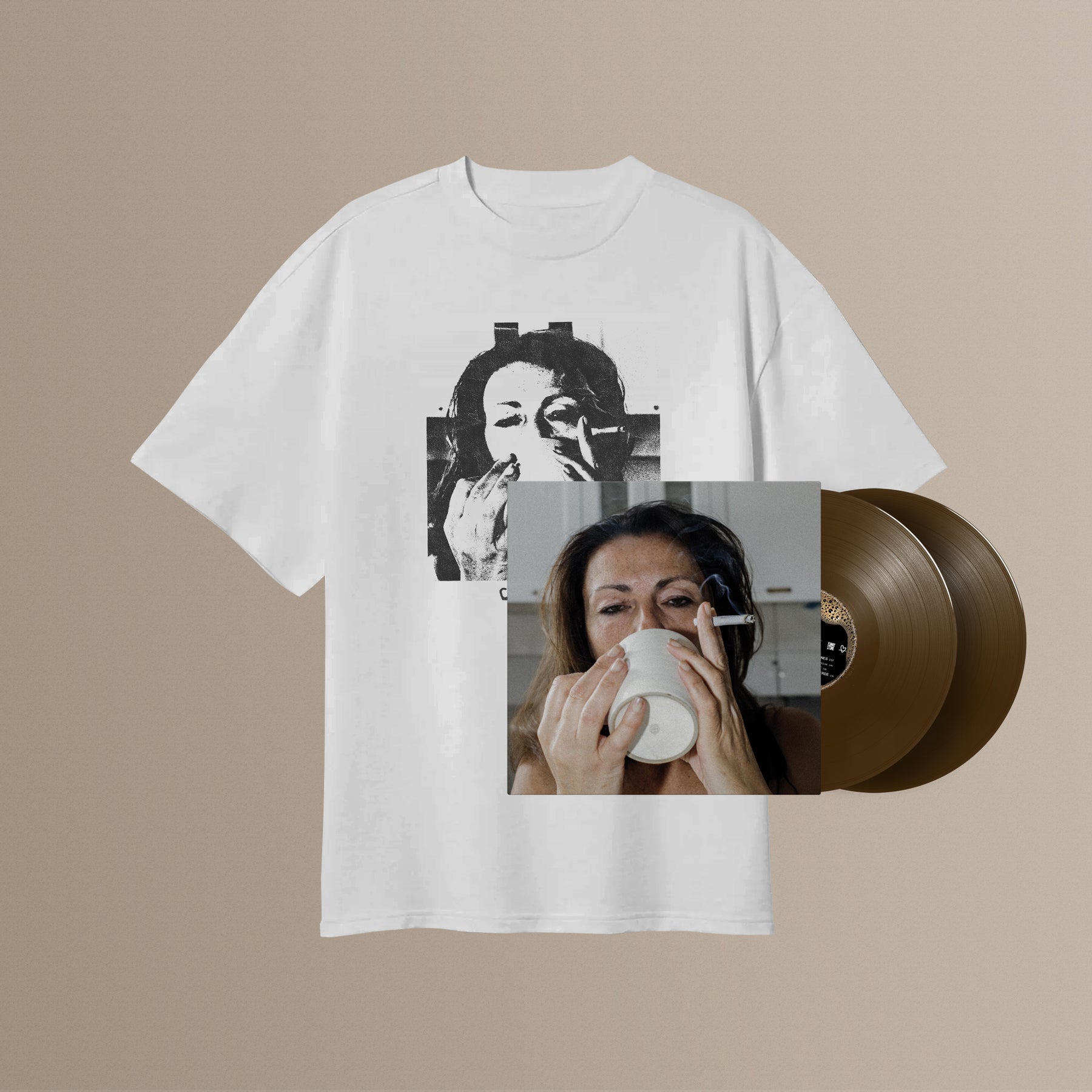 PACK "Café crève" - Double Vinyle + T-Shirt