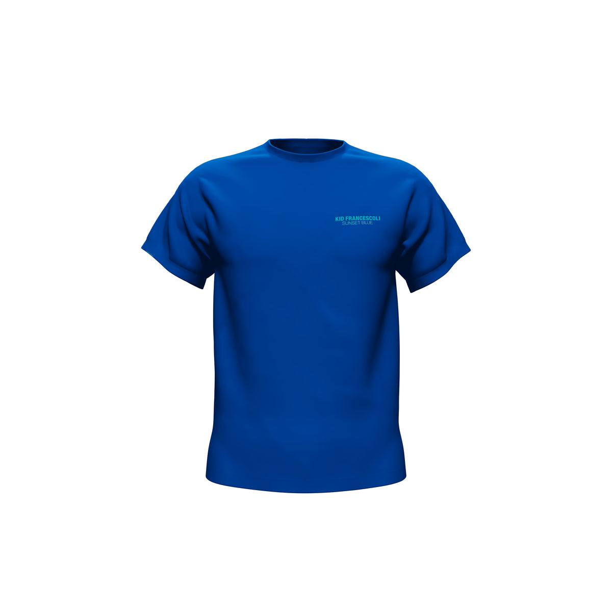 T-Shirt "Sunset Blue" - Bleu
