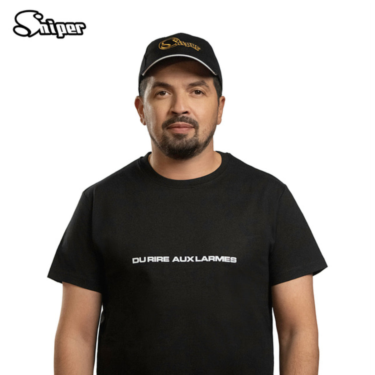 Du Rire Aux Larmes - T-Shirt Noir Logo