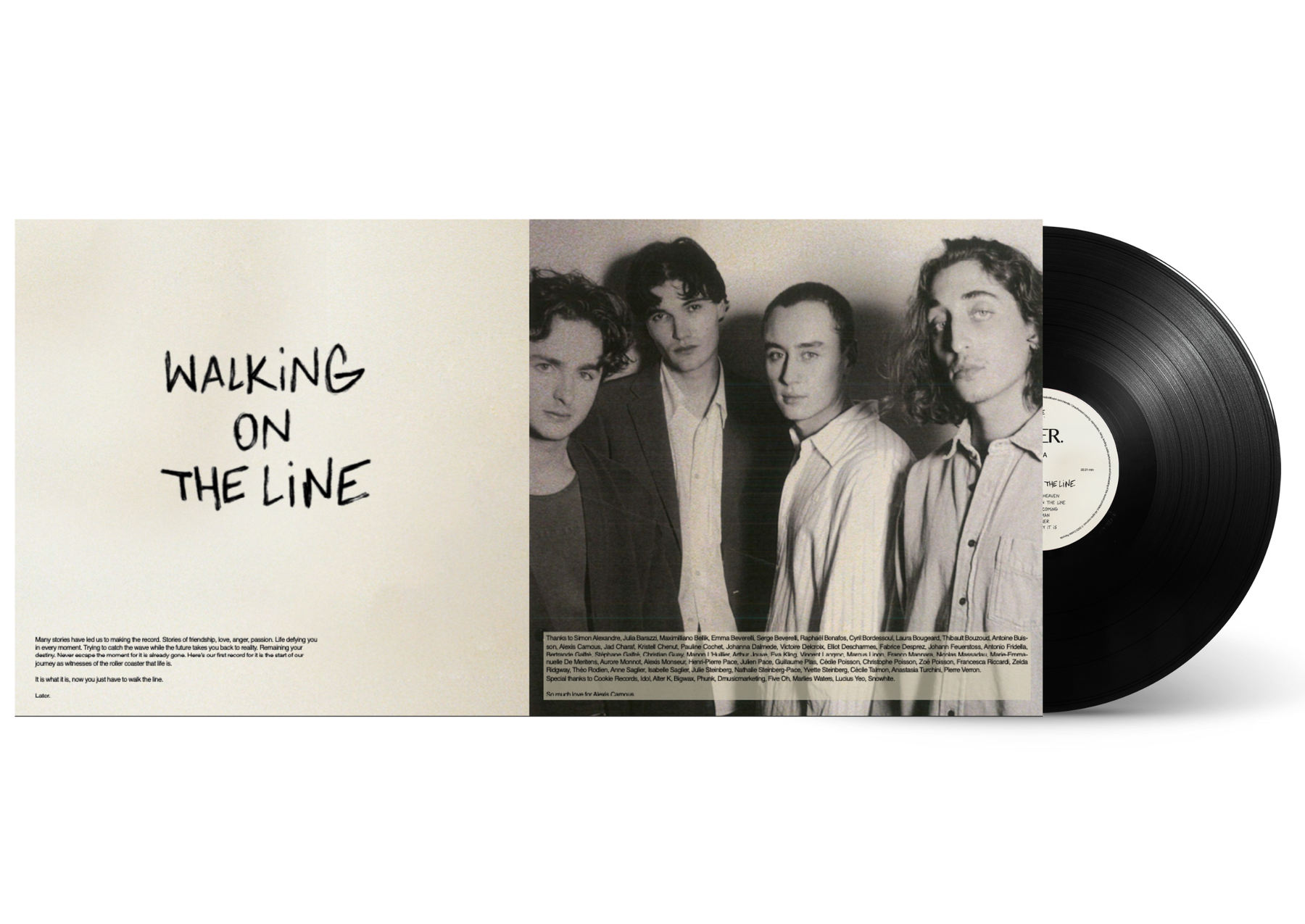 Walking on the Line - Pack LP Limited + CD