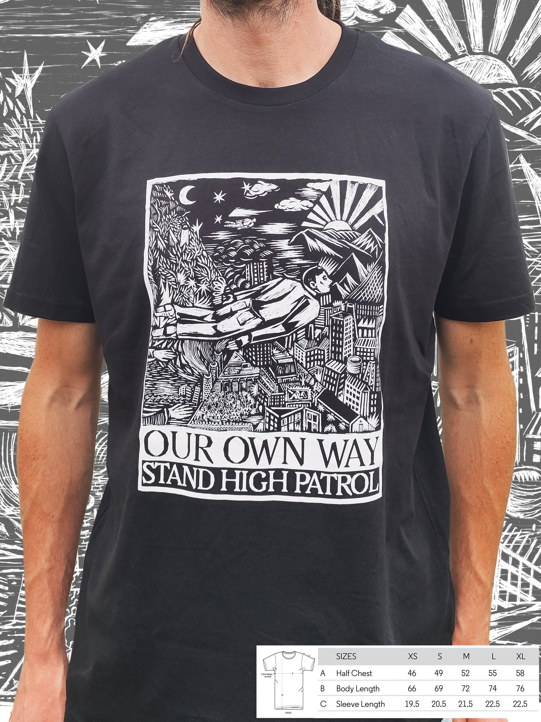 T-shirt bio noir unisexe Our Own Way Cover