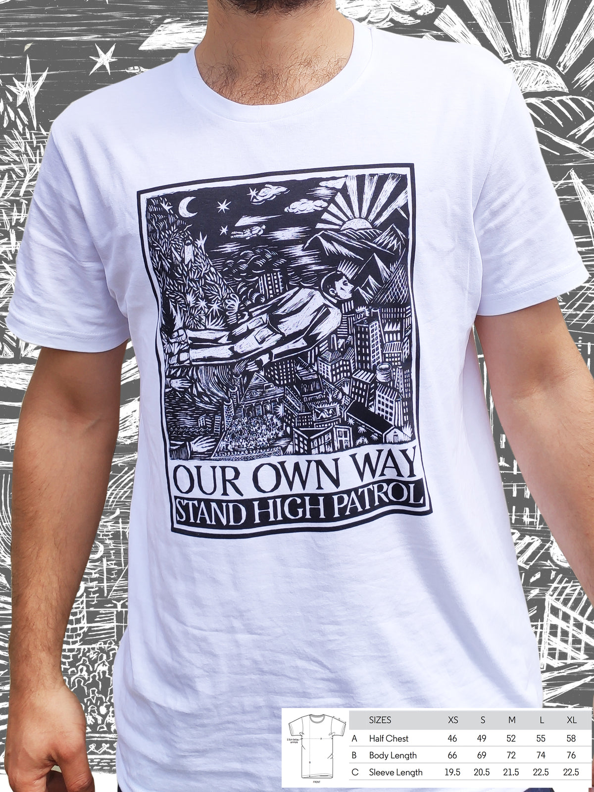 T-shirt bio blanc unisexe Our Own Way Cover