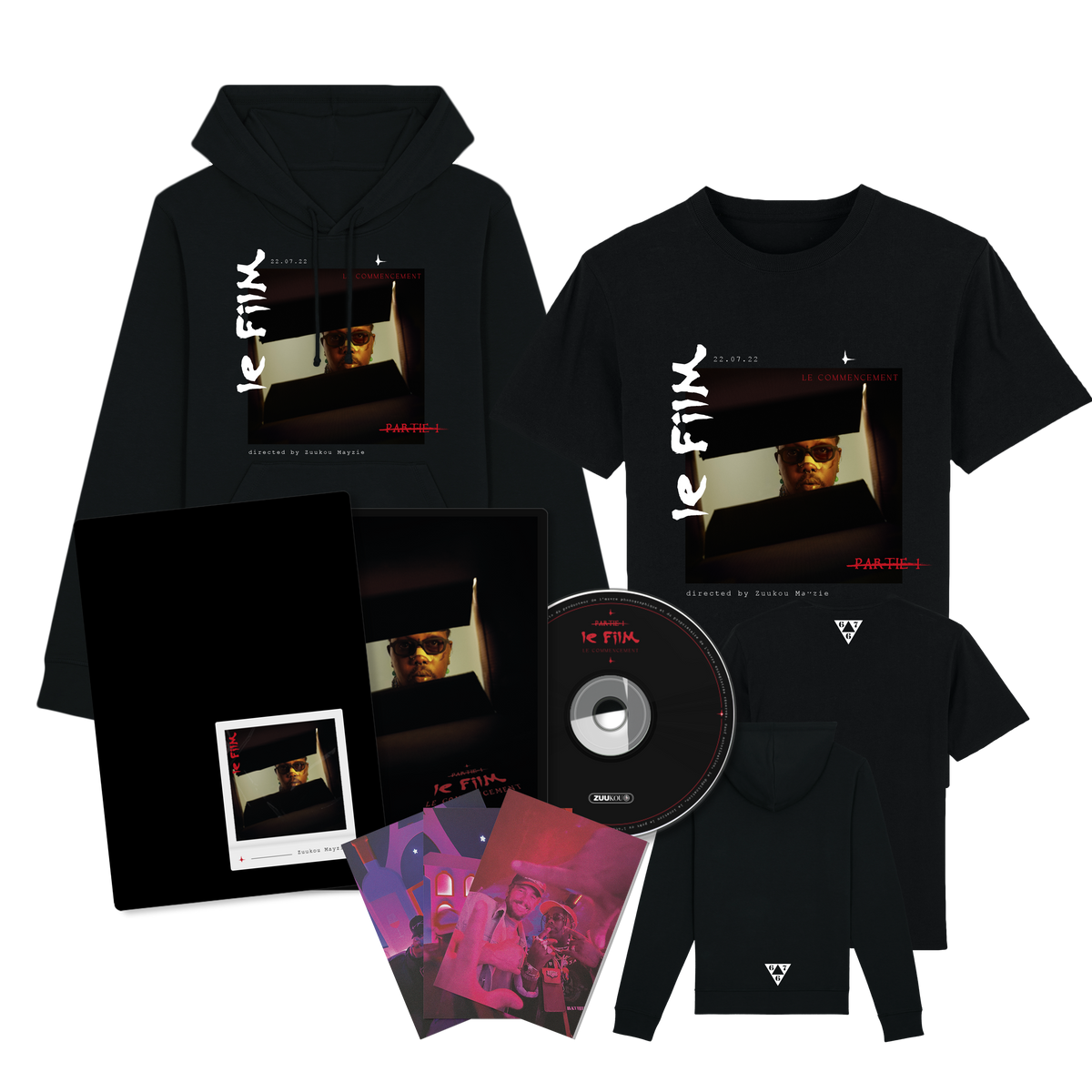 Pack Premium DVD + Hoodie + T-Shirt Noir
