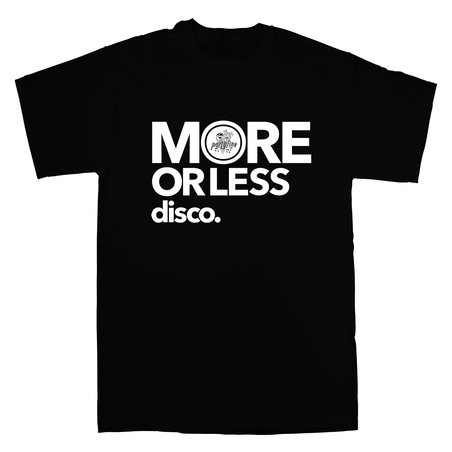 T-shirt More or Less Disco