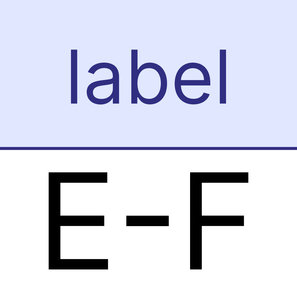 Group Label E-F